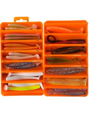 28’li Eko Silikon Yem Mix Kutu - (2/0–3/0 Jighead Uyumlu) - 1