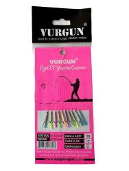 80gr Atarlı Çılgın Hayalet İstavrit Çaparisi UV (Renkli İğneler) - Vurgun Çapari