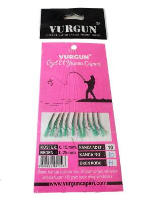 80gr Atarlı İstavrit Çaparisi F1 UV (Kırmızı İğne) - 1