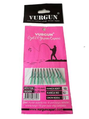 80gr Atarlı İstavrit Çaparisi F1 UV (Siyah İğne) - 1