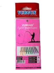 80gr Atarlı İstavrit Çaparisi F10 UV (Siyah İğne) - Vurgun Çapari