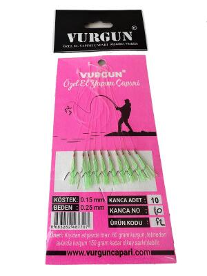 80gr Atarlı İstavrit Çaparisi F2 UV (Beyaz İğne) - 1