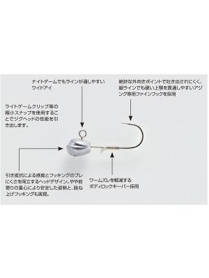 Ajidrive SV-55 LRF Jighead #8 - 3