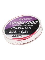 ANSWER LUMINA SHINE Saltwater Pink 200m Polyester Misina - 2