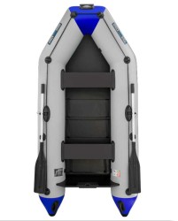 Aqua Storm - Aqua Storm Izgara Taban Motor Takılan Şişme Bot STM 280 Gri-M