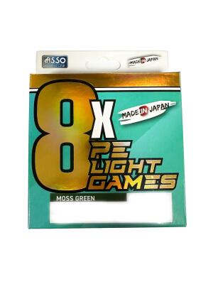 Asso 8X Light Games PE 8 Örgü İp Misina 150mt Moss Green - 1