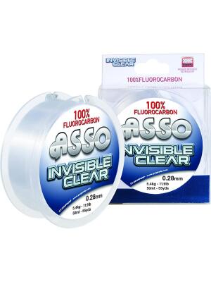 Asso Invisible Clear Paralel %100 Fluoro Carbon Misina 50mt - 1