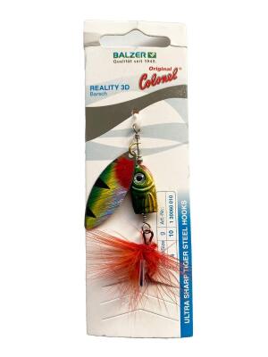 Balzer 130060 Colonel Reality 3D Balık Kafa Tüylü Kaşık No:2 7gr - 1