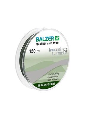 Balzer İron Line Soft PE 8 Örgü İp Misina 150mt Yeşil - 1