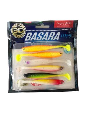 Basara 3D Soft Swim 3.5” 8.89cm Silikon Yem 6 Adet – Mix 1 - 1