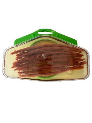 Berkley Gulp Alive 15cm LRF Silikon Yem - Brown Blue Fleck - 2