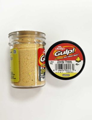Berkley Gulp Scent Glitter Chunky Cheese Garlic - 1