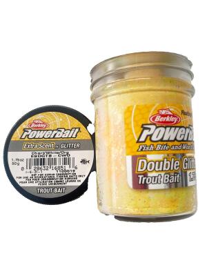 Berkley Power Bait Double Glitter - Chart White Org - 1