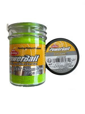 Berkley Power Bait Extra Scent Chartreuse Chroma-Glow - 1