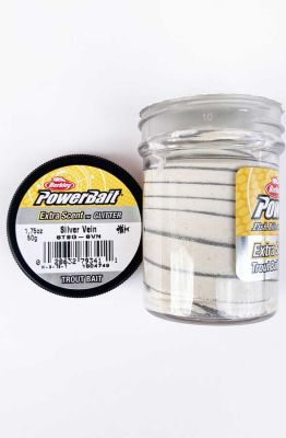 Berkley Power Bait Extra Scent Glitter - Silver Vein
