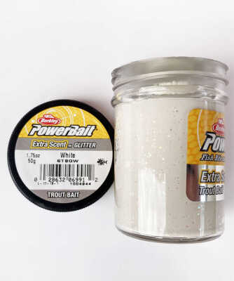 Berkley Power Bait Extra Scent Glitter - White - 1