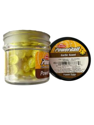 Berkley Power Bait Garlic Scent -  Clr Siver - Fl Yellow - 1