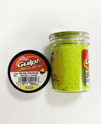 Berkley Power Bait Natural Garlic Scent - Chunky Chartreuse - 1