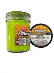 Berkley Power Bait Natural Scent Glitter – Chartreuse – Fish Pellets - Berkley