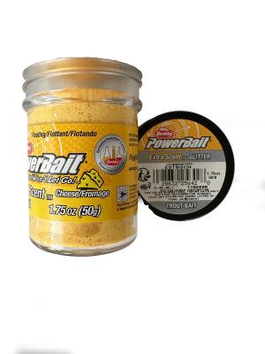 Berkley Power Bait Natural Scent Glitter - Cheese/Peynirli - 1