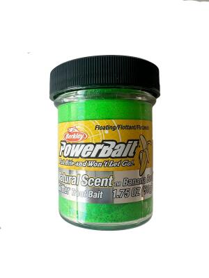 Berkley Power Bait Natural Scent Glitter – Spring Green Muz - 1