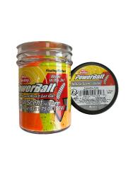Berkley Power Bait Natural Scent Worm - Tequila Fire - Berkley