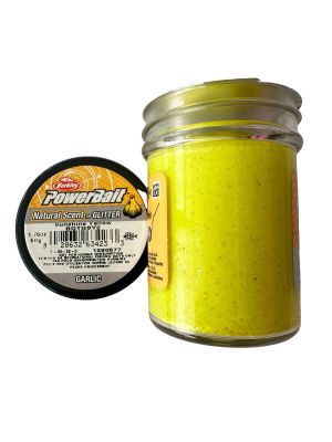 Berkley Power Bait Scent Glitter Garlic - Sunshine Yellow - 1
