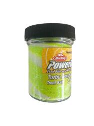 Berkley Power Bait Turbo Dough Glow-Chrt-White