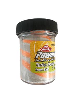 Berkley Power Bait Turbo Dough Glow-Org-White - 1