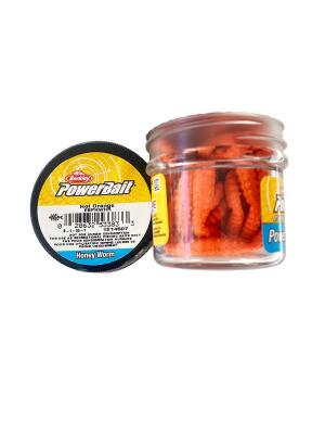 Berkley Power Honey Worm 55CT Silikon Kurt - Orange - 1