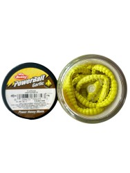 Berkley - Berkley Power Honey Worm 55CT Silikon Kurt - Yellow