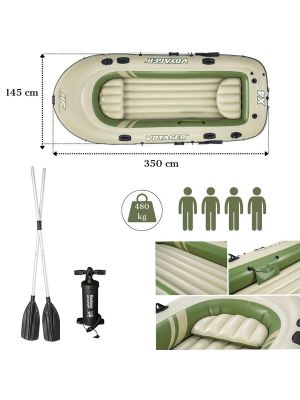 Bestway 65156 Voyager 3.50m Şişme Bot - 2