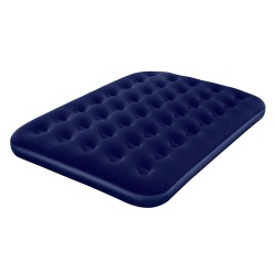 Bestway 67002 Flocked Blue Çift Kişilik Şişme Yatak - Bestway