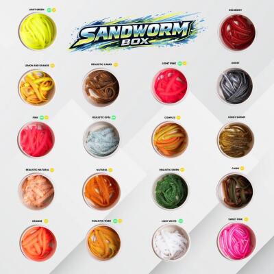 Box Sandworm - Sızdırmaz Kutulu LRF Silikonu – Renk Seçenekli - 2