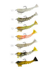 Captain 3064 Live Silikon Karides 8.5cm 8gr - 2