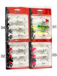 Captain 3066 Pluse Soft 10cm 15gr Turna Silikonu 3 Adet - 2