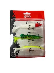 Captain 3068 Pluse Soft 12cm 15gr Turna Silikonu 3 Adet - Captain