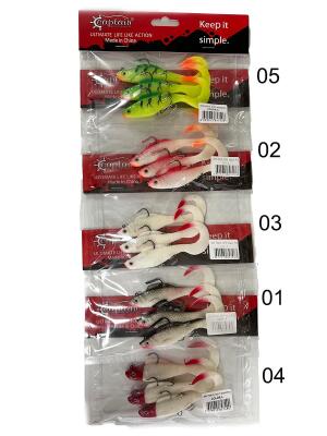 Captain 3559 Pencil Soft 10cm 12.5gr Turna Silikonu 3 Adet - 2