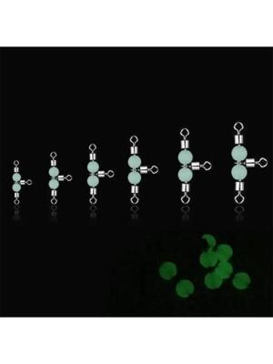 Captain 5049 Üçlü Boncuklu Fırdöndü 10 Adet Paket Black Nikel 37mm - 1