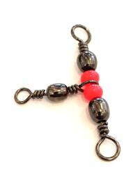 Captain 5129 Üçlü Boncuklu T Fırdöndü 5 Adet Black Nikel - 2