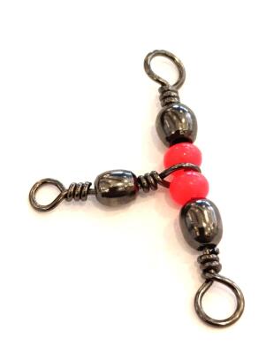 Captain 5129 Üçlü Boncuklu T Fırdöndü 5 Adet Black Nikel - 2