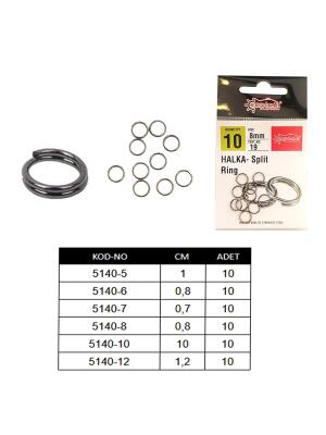 Captain 5140 Kaşık Halkası 10 Adet Black Nikel - 2