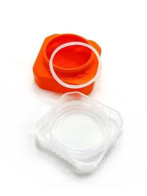 Captain 7241 Sızdırmaz LRF Silikon Yem Kutusu 8x8x4cm - 1