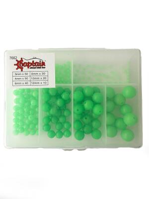 Captain 7662 Boncuk Set Hazır Takım ve Çapari Boncuğu Glow - 1