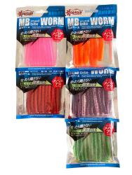 Captain Mad Bite Eart Worm 8cm Kokulu LRF Silikonu 10 Adet - Captain