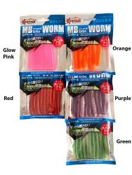 Captain Mad Bite Eart Worm 8cm Kokulu LRF Silikonu 10 Adet - 2
