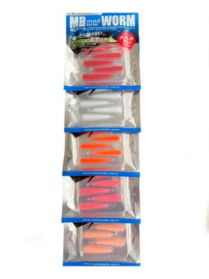 Captain Mad Bite Earth Worm LRF Silikon Yem 4cm 8 Adet - 1