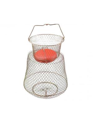 Captain Şamandıralı Tel Livar Balık Sepeti 12mm Göz 20x30cm - 1