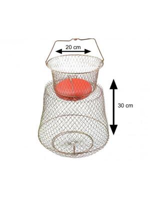 Captain Şamandıralı Tel Livar Balık Sepeti 12mm Göz 20x30cm - 2