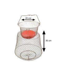 Captain Şamandıralı Tel Livar Balık Sepeti 12mm Göz 20x30cm - 2